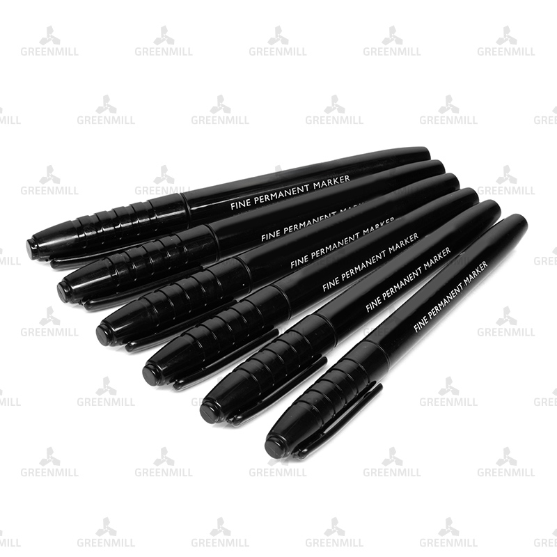 Permanent Bullet-tip Marker Pen (pack 6)