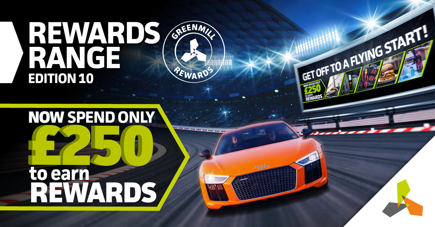 Now spend only £250 to earn Rewards